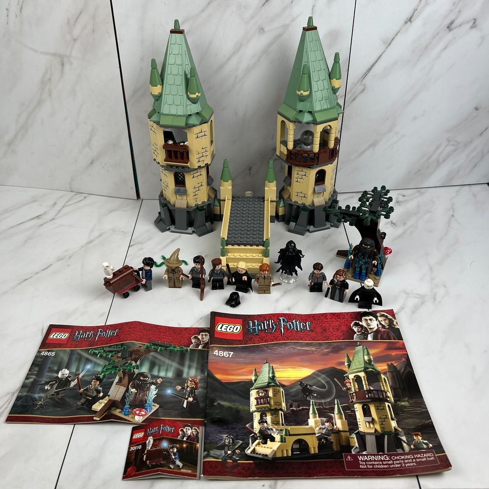 LEGO 4867 4865 30110 Harry Potter: Hogwarts + Forbidden Forest - 99% Complete